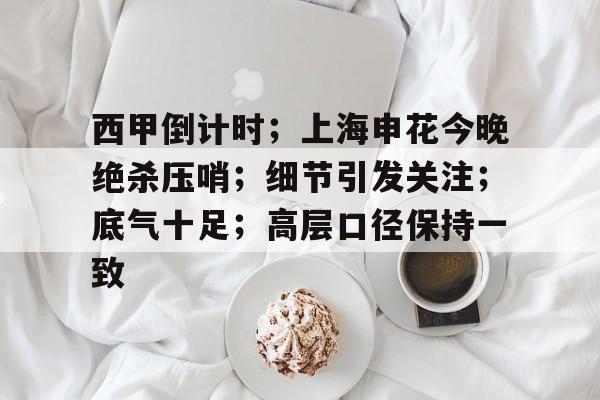 爱游戏体育官方网站-西甲倒计时；上海申花今晚绝杀压哨；细节引发关注；底气十足；高层口径保持一致的简单介绍